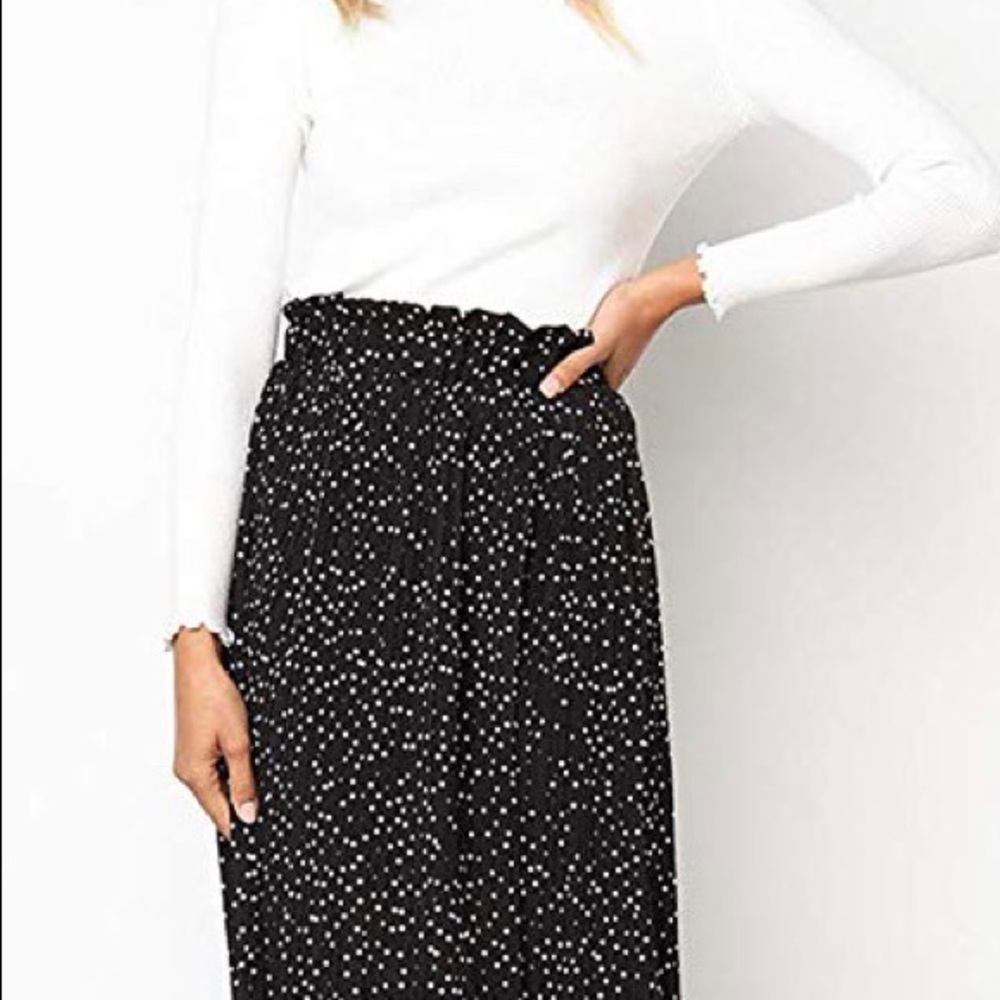 Black midi dress